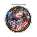 Eagle Armed Forces Military Snap - Snap Jewelry