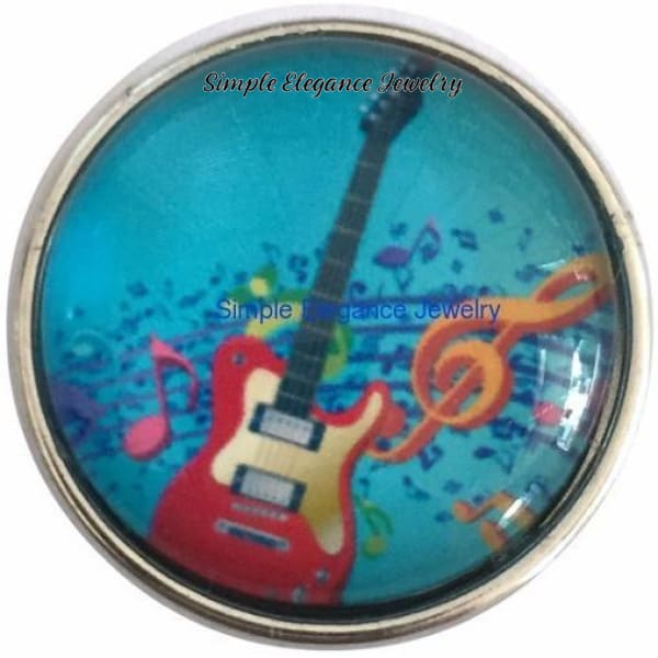 Electric Guitar Snap 20mm for Snap Jewelry - Snap Jewelry