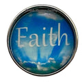 Faith Snap Charm 20mm - Snap Jewelry