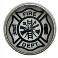 Fire Fighter Snap Charm 20mm for Snap Charm Jewelry - Snap Jewelry