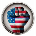 Flag Fist Snap 20mm for Snap Jewelry - Snap Jewelry