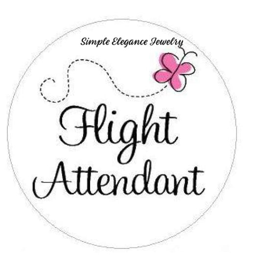 Flight Attendant Snap 20mm for Snap Jewelry - Snap Jewelry