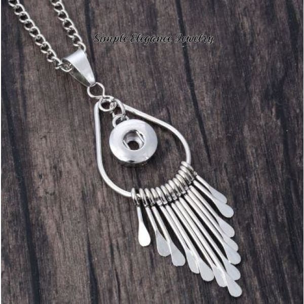 Fringe Snap Necklace for Snap Charm Jewelry - 12mm - Snap Jewelry