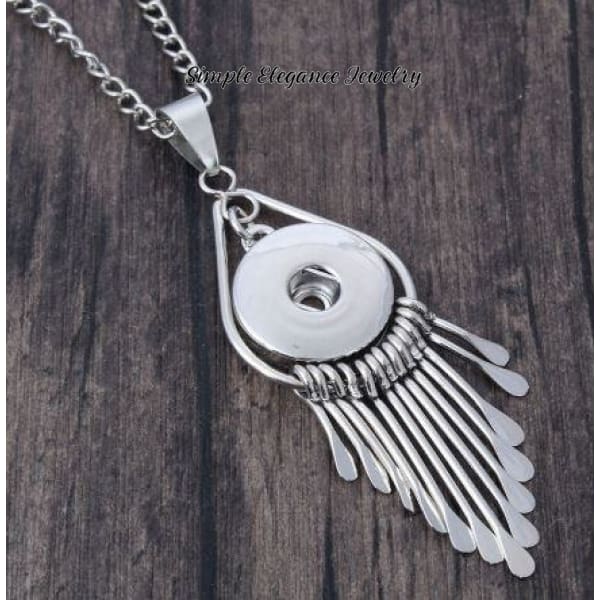 Fringe Snap Necklace for Snap Charm Jewelry - 20mm - Snap Jewelry