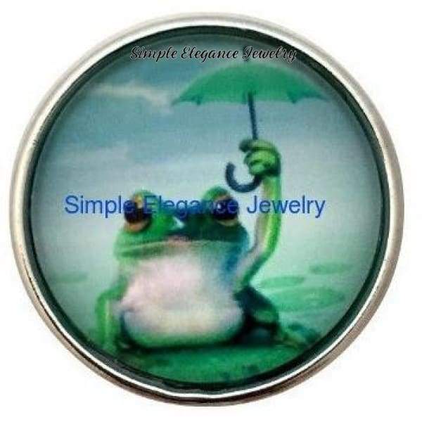 Frog Umbrella Snap 20mm - Snap Jewelry