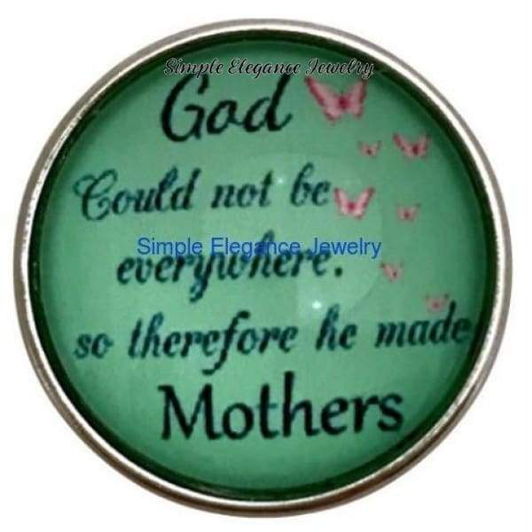 Mother Snap 20mm for Snap Charm Jewelry - Snap Jewelry