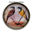 Birds-Nest Snap Charm 20mm for Snap Jewelry - Snap Jewelry
