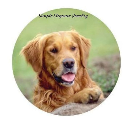 Golden Retriever Dog Snap 20mm - Snap Jewelry