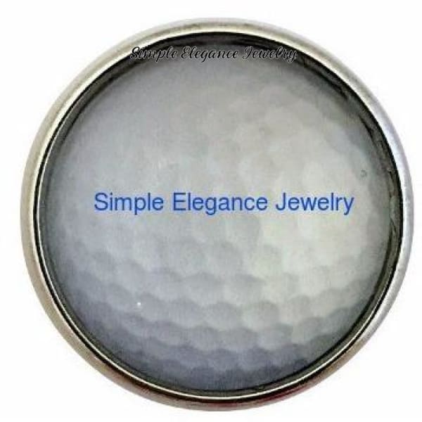 Golf Ball Snap 20mm - Snap Jewelry