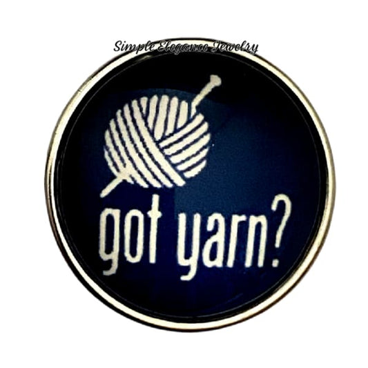 Got Yarn Crafter Snap Charm 20mm - Snap Jewelry