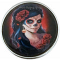 Gothic Skull Girl Snap 20mm for Snap Charm Jewelry - Snap Jewelry
