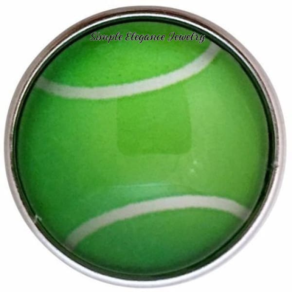 Green Tennis Ball Snap 20mm for Snap Jewelry - Snap Jewelry