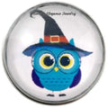 Halloween Owl 20mm for Snap Charm Jewelry - Snap Jewelry