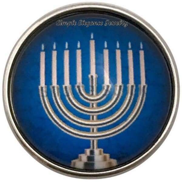 Jewish Menorah Candle 20mm for Snap Jewelry - Snap Jewelry