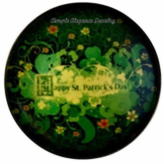 Happy St Patricks Day Snap 20mm for Snap Jewelry - Snap Jewelry