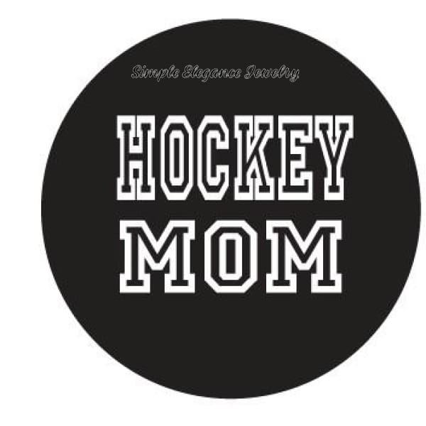 Hockey Mom Sports Snap Charm 20mm - Snap Jewelry