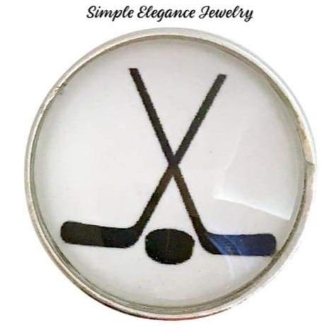 Hockey Snap Charm 20mm for Snap Jewelry - Snap Jewelry