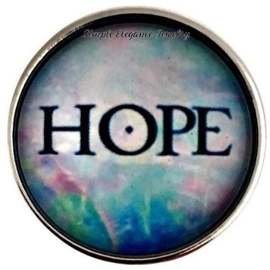 Hope Snap Charm 20mm for Snap Charm Jewelry - Snap Jewelry
