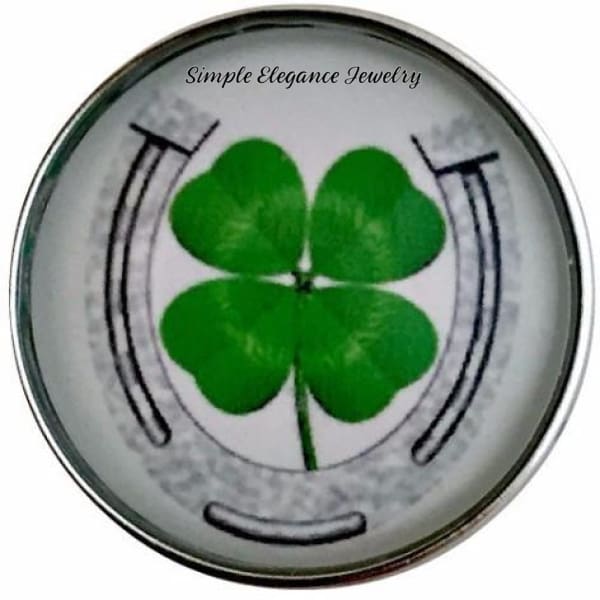 Horse Shoe-Clover Snap 20mm for Snap Jewelry - Snap Jewelry