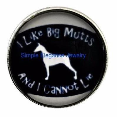 I Like Big Mutts Snap 20mm for Snap Charm Jewelry - Snap Jewelry