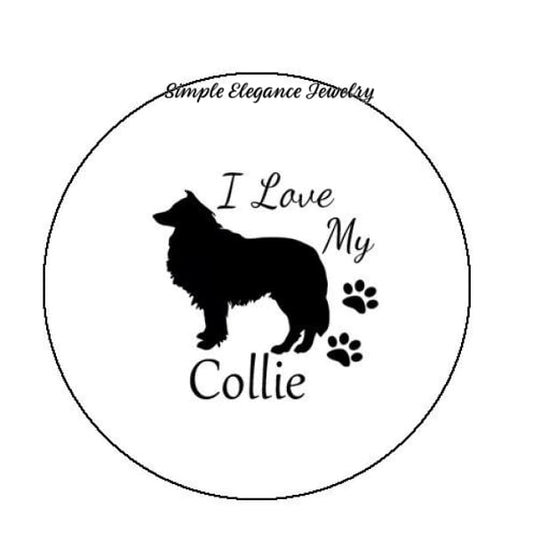 I love my Collie Dog Snap 20mm Snap for Snap Jewelry - Snap Jewelry