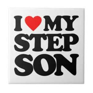 I Love My Stepson Snap Charm 20mm - Snap Jewelry