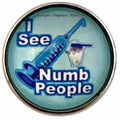 I See Numb People Snap Charm 20mm for Snap Jewelry - Snap Jewelry