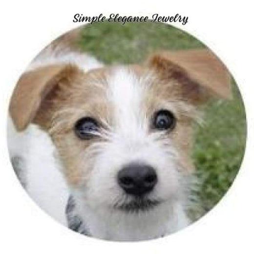 Jack Russell Terrier Dog Snap Charm 20mm for Snap Jewelry - Snap Jewelry