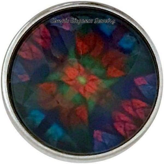 Kaleidoscope Snap Charm 20mm for Snap Jewelry - Snap Jewelry