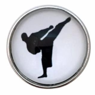 Karate Snap Charm 20mm for Snap Jewelry - Snap Jewelry