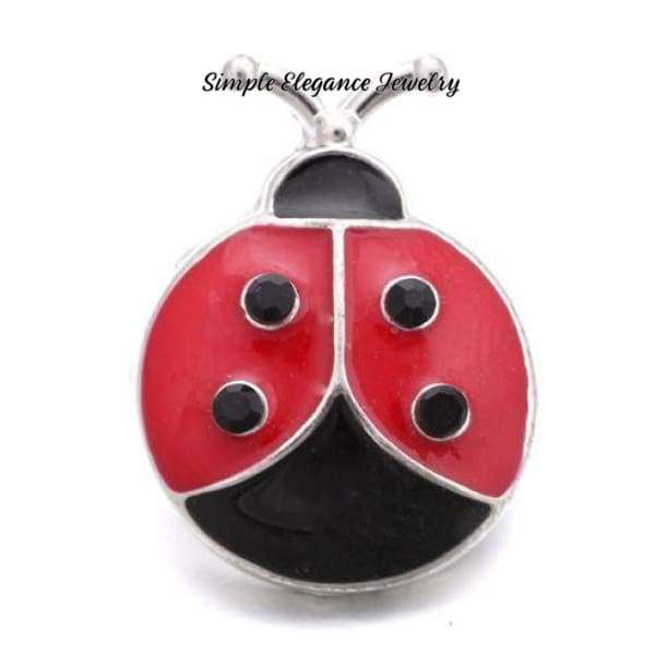 Lady Bug Metal Snap 20mm and 12mm - 20mm - Snap Jewelry