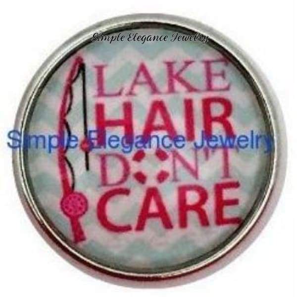 Lake Hair Dont Care 20mm Snap for Snap Jewelry - Snap Jewelry