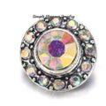 Large Rhinestone-12mm MINI SNAP - Iridescent - Snap Jewelry