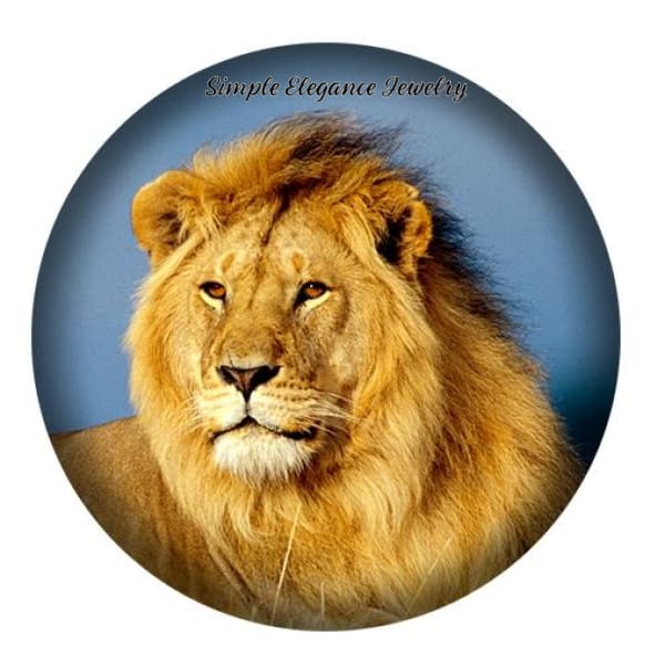 Lion Snap Charm 20mm for Snap Charm Jewelry - Snap Jewelry
