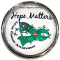 Liver Cancer Awareness Snap 20mm for Snap Jewelry - Snap Jewelry
