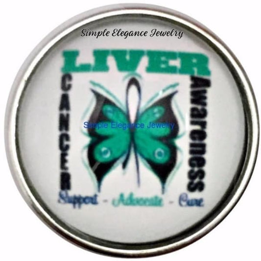 Liver Cancer Snap Charm 20mm for Snap Charm Jewelry - Snap Jewelry