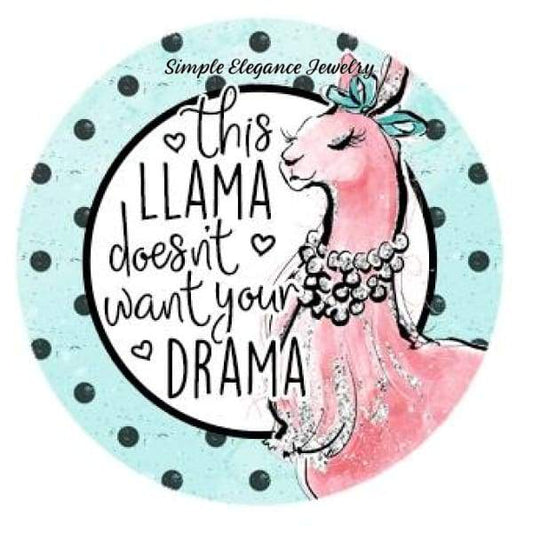Llama Drama Snap Charm 20mm for Snap Charm Jewelry - Snap Jewelry