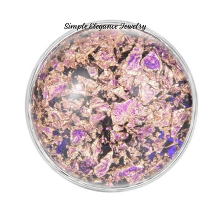 Marbled Acrylic Snap Charm 20mm for Snap Charm Jewelry (Several Colors to Choose From) - Purple - Snap Jewelry