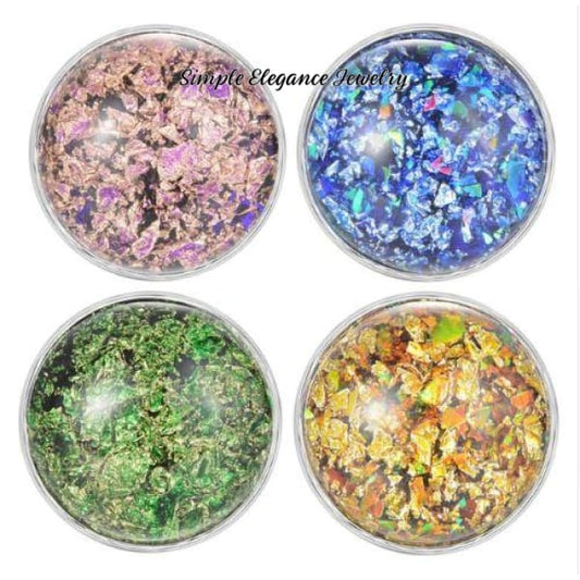 Marbled Acrylic Snap Charm 20mm for Snap Charm Jewelry (Several Colors to Choose From) - Snap Jewelry