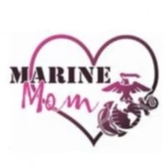 Marine Mom Snap Charm 20mm - Snap Jewelry