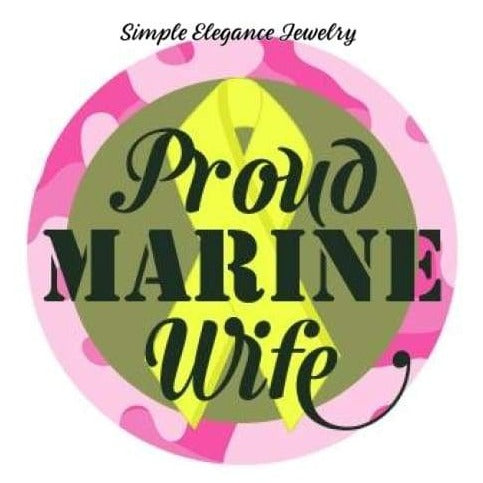 Marine Wife Snap 20mm for Snap Jewelry - Snap Jewelry