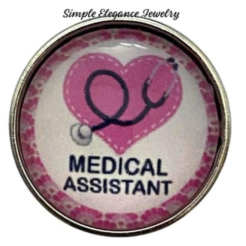 Medical Assistant Snap Charm 20mm - Snap Jewelry