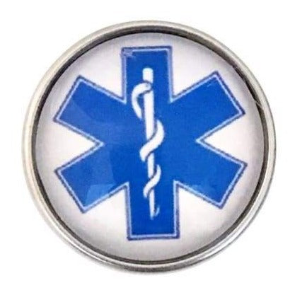 Medical Snap Charm 20mm for Snap Jewelry - Snap Jewelry