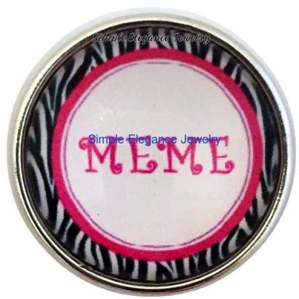 MEME Snap 20mm for Snap Charm Jewelry - Snap Jewelry