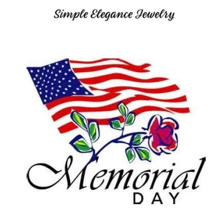 Memorial Day Snap Charm 20mm - Snap Jewelry