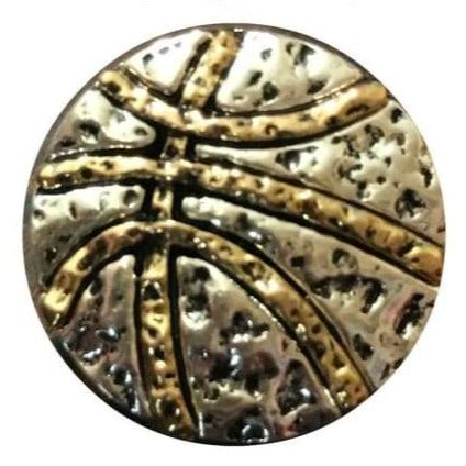 Metal Basketball Snap 20mm for Snap Jewelry - Snap Jewelry
