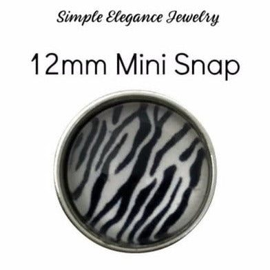 Mini Animal Print Snap Charm-12mm for Snap Jewelry - 1930 - Snap Jewelry
