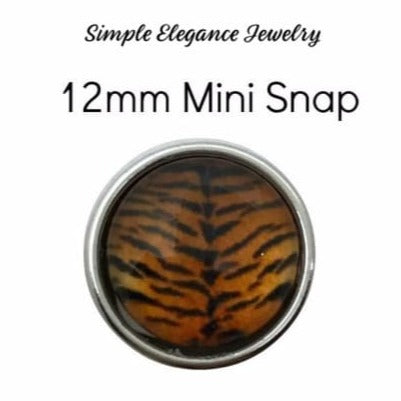Mini Animal Print Snap Charm-12mm for Snap Jewelry - 1931 - Snap Jewelry