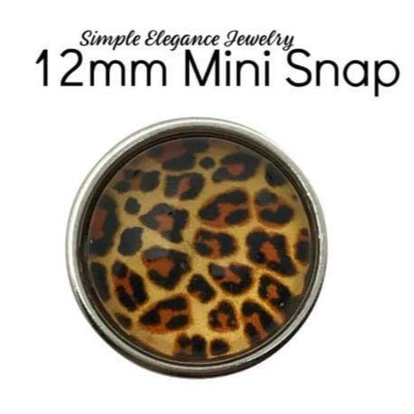 Mini Animal Print Snap Charm-12mm for Snap Jewelry - 1935 - Snap Jewelry