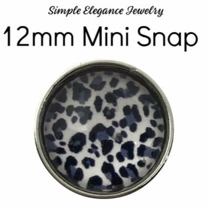 Mini Animal Print Snap Charm-12mm for Snap Jewelry - 1938 - Snap Jewelry